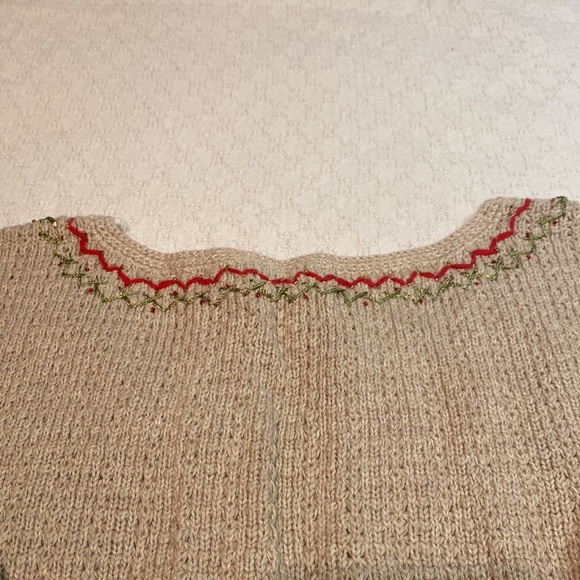 Christopher and Banks hand embroidered sweater - Picture 6 of 7